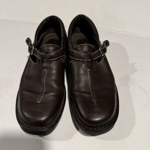 Trader Bay Brown Leather Shoes Size 8.5M